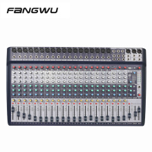 Best Quality 24 Channel DSP Effect Audio Mixers Console With DAC Sound Card